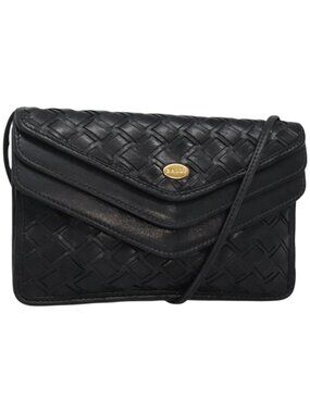 BALLY Shoulder Bag Leather Black